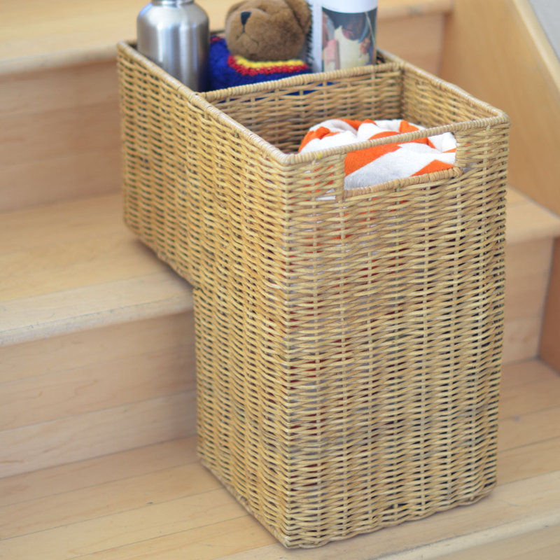Kouboo Wicker Stair Step Basket & Reviews Wayfair